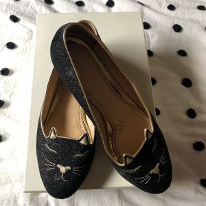Charlotte Olympia sleeping kitty flats
